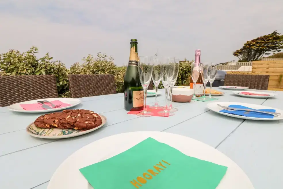 Decked area at Pepperpots