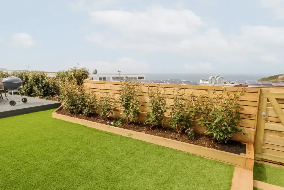 Enclosed garden at Pepperpots