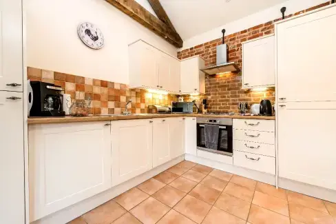 Farmhouse style kitchen at Pheasant, Suffolk
