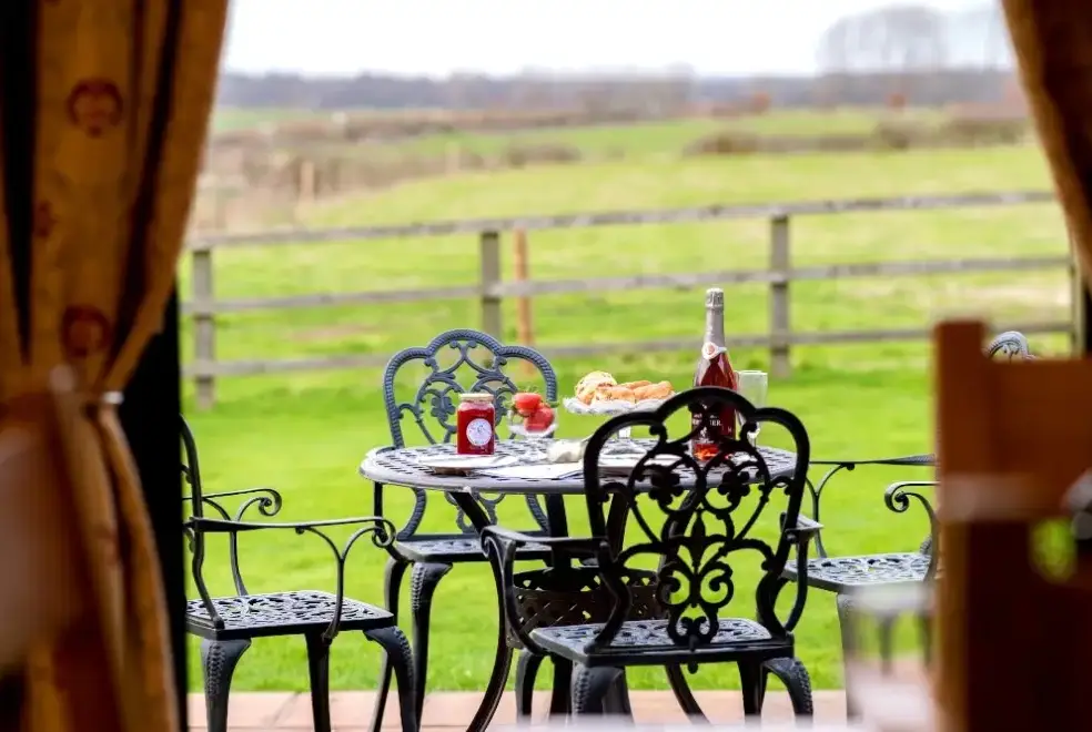Patio area at Pheasant