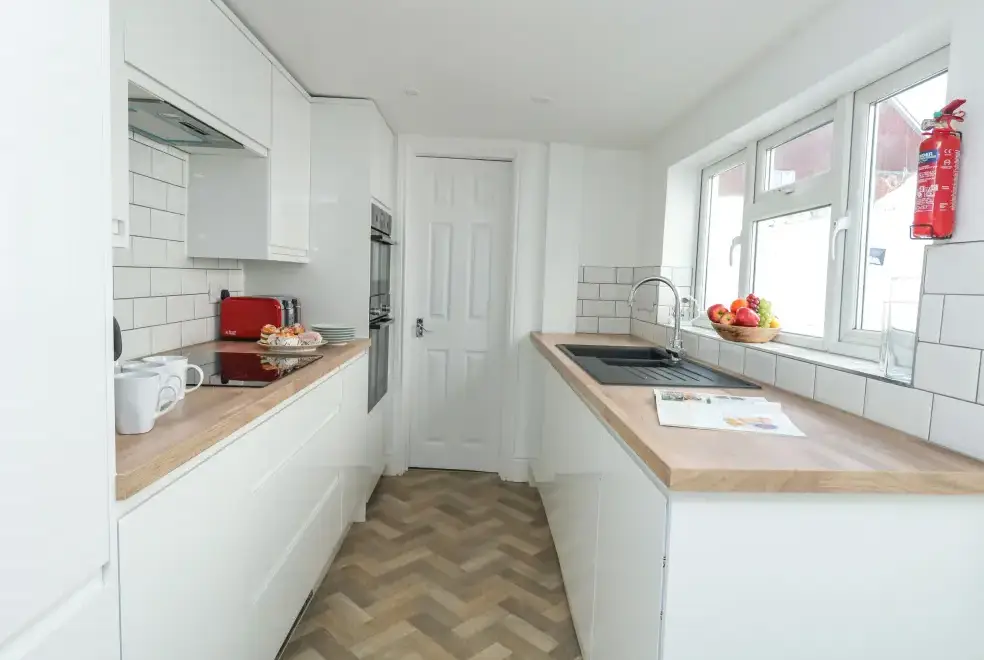 Well equipped kitchen at Picardy Cottage