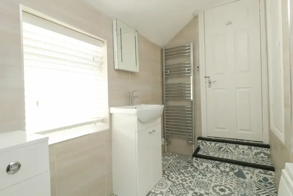 Shower room at Picardy Cottage