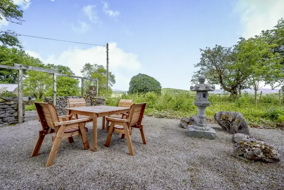 Outdoor games area at Pickle Barn