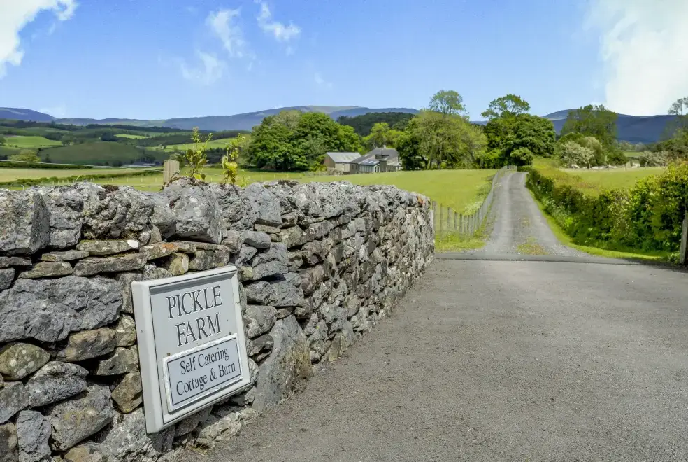 Countryside views at Pickle Barn