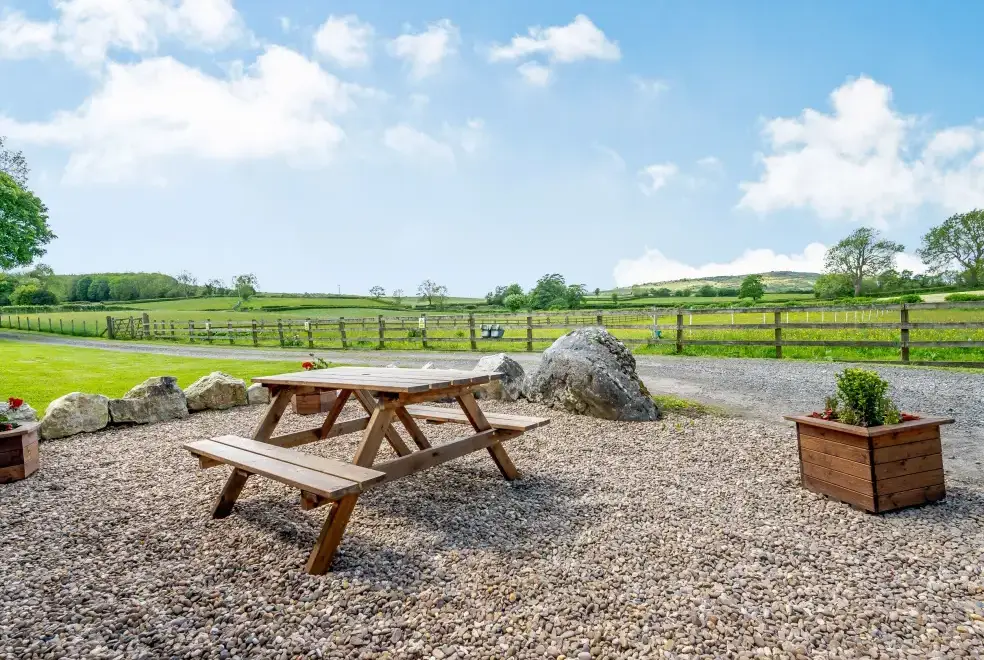 Countryside views at Pickle Country Cottage