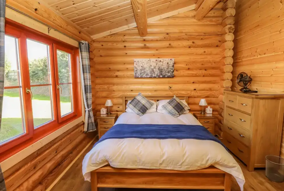 Bedroom at Pine Lodge