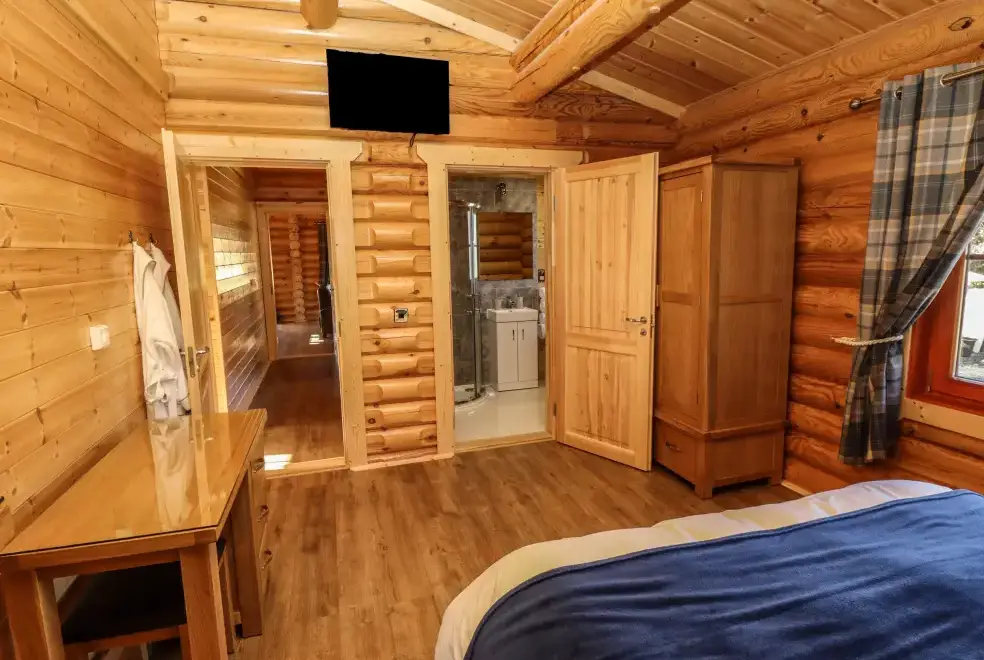 Bedroom at Pine Lodge