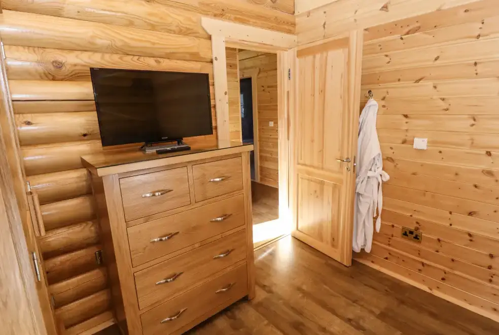 Bedroom at Pine Lodge