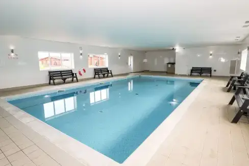 Shared Swimming Pool at Pine Lodge, Rutland