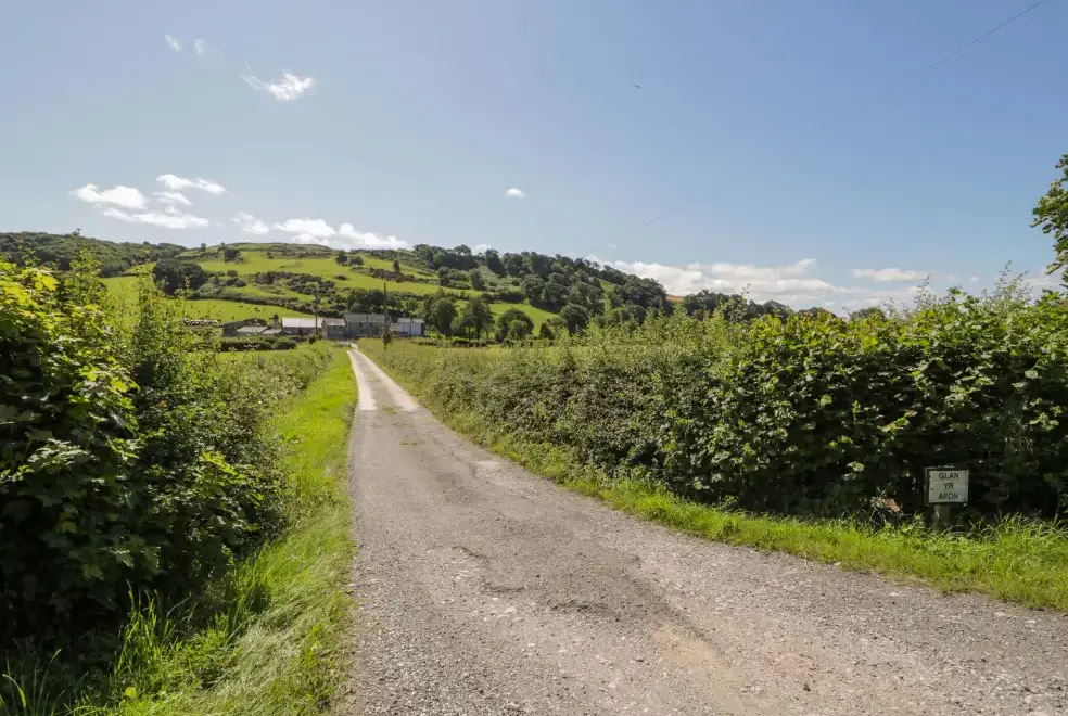 Countryside near Plas Glan Yr Afon