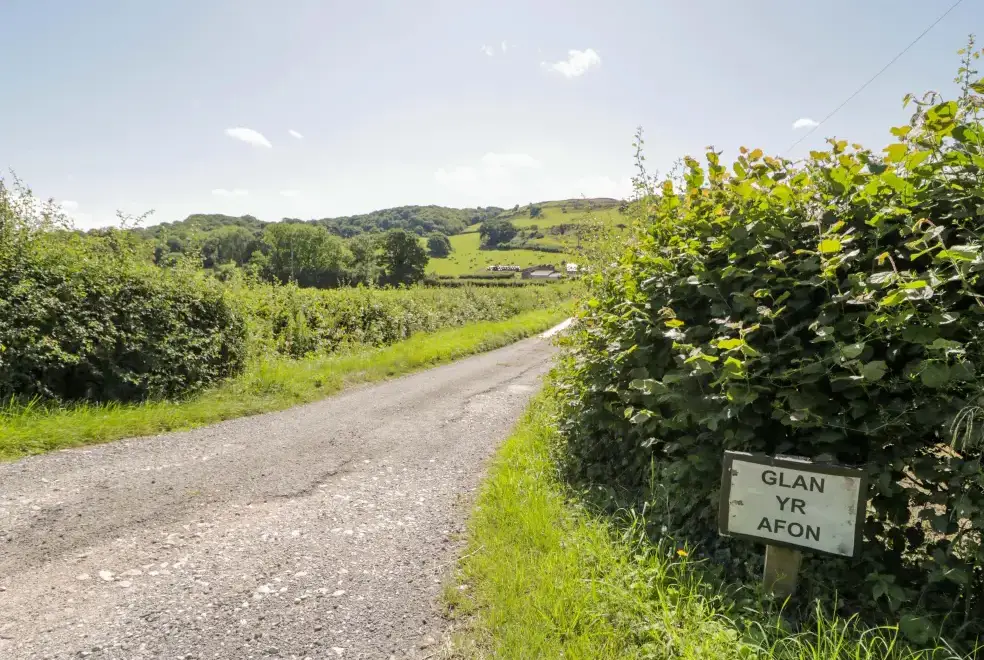 Countryside near Plas Glan Yr Afon