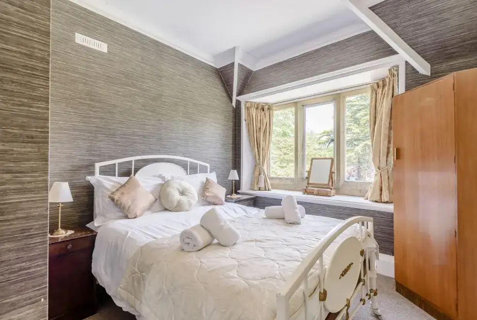 Bedroom at Plas Gwynfryn