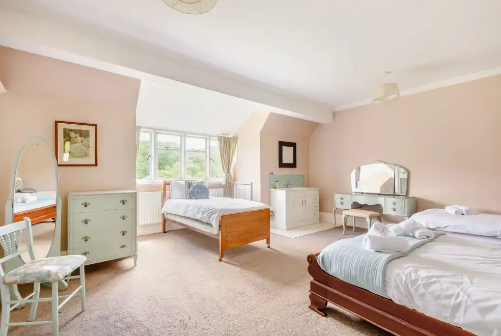 Bedroom at Plas Gwynfryn