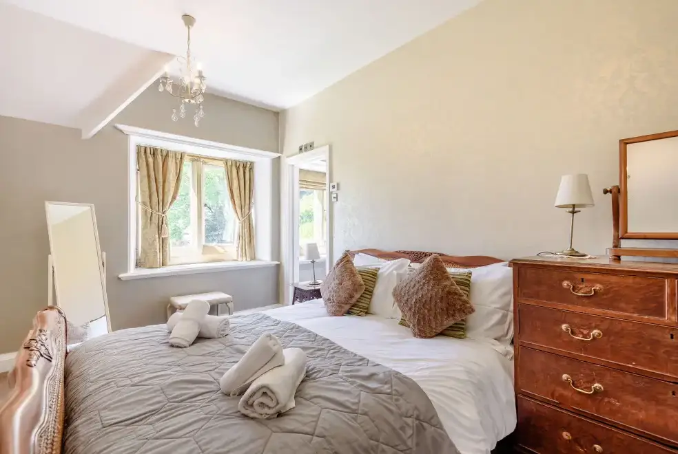 Bedroom at Plas Gwynfryn