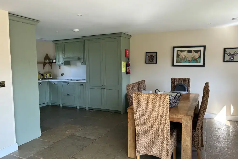 Kitchen/diner at Poachers Barn