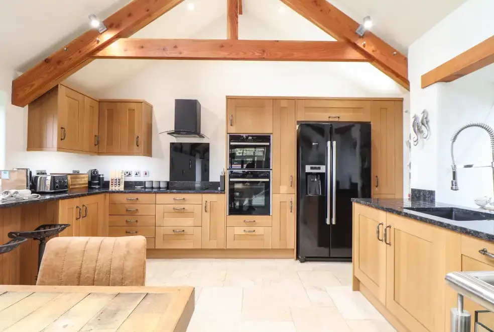 Kitchen/diner at Pol Glas Hall