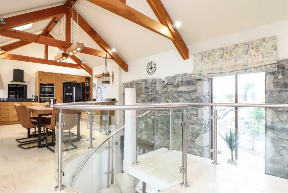 Kitchen/diner at Pol Glas Hall