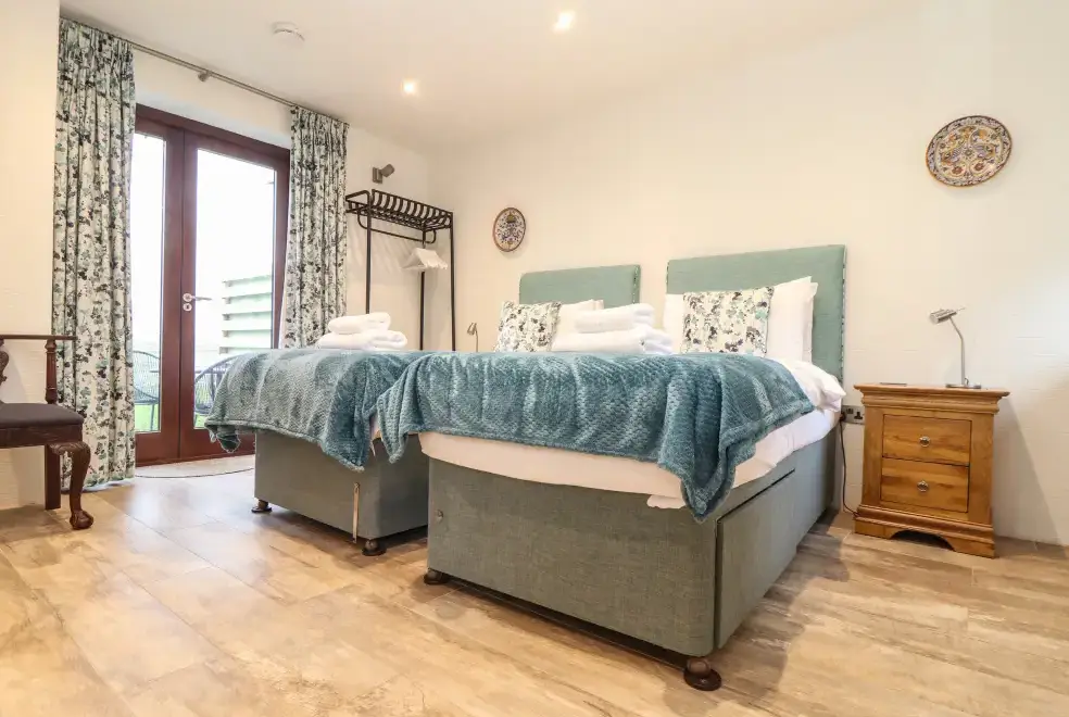 Bedroom at Pol Glas Hall