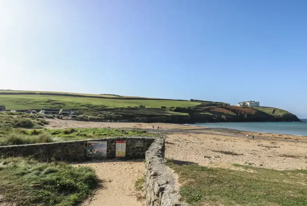 Coastal scenes near Pol Glas Hall