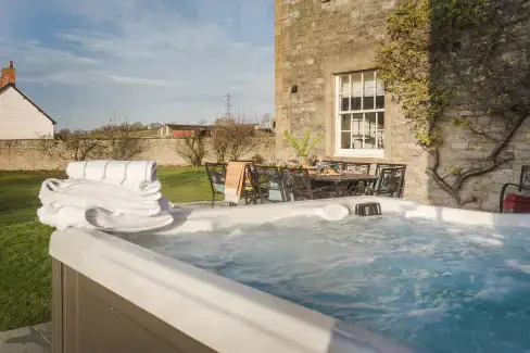 Private Hot Tub at Portman House, Somerset