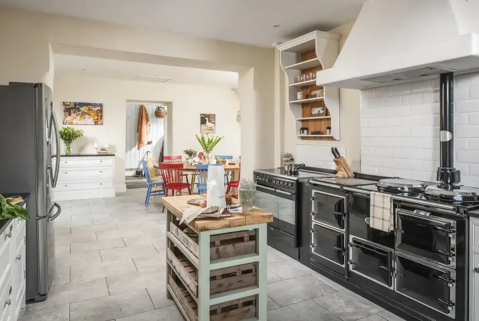 Farmhouse style kitchen at Portman House