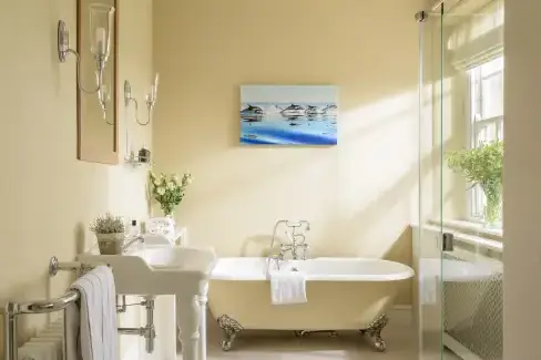 Family bathroom at Portman House, Somerset