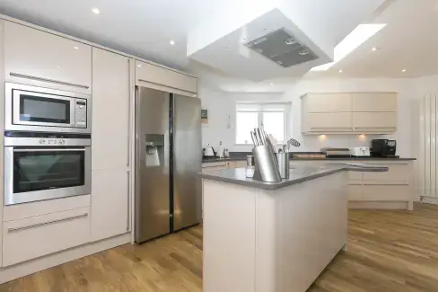 Luxury kitchen at Portside, Cornwall