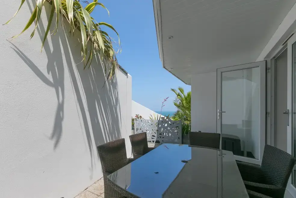 Patio area at Portside