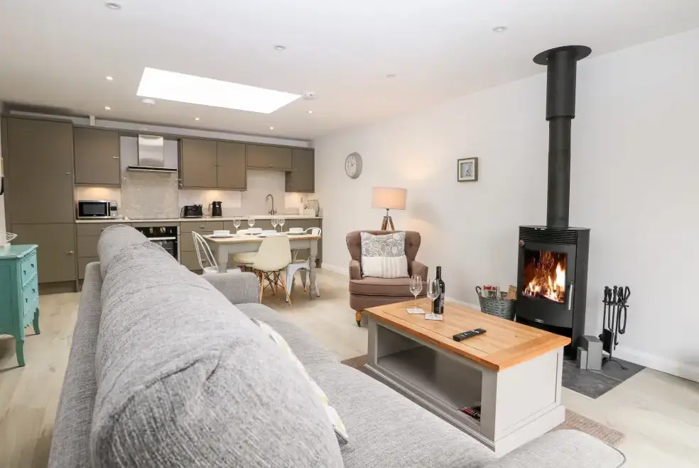 Open plan living area at Rabbit's Warren