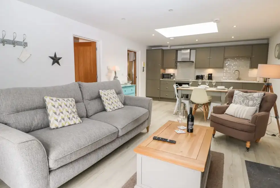 Open plan living area at Rabbit's Warren