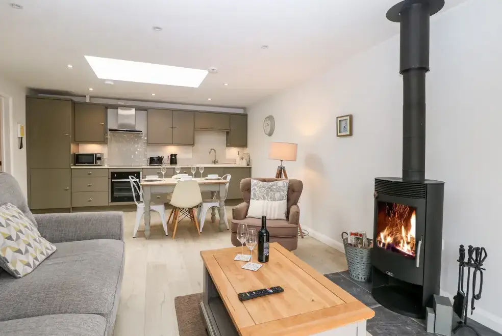 Open plan living area at Rabbit's Warren