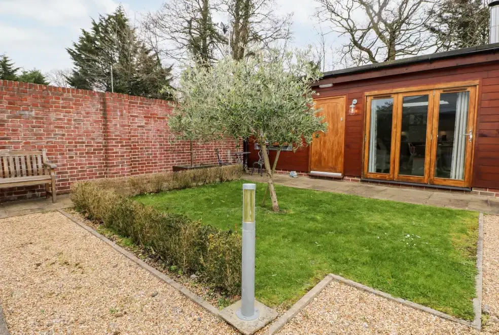 Enclosed garden at Rabbit's Warren