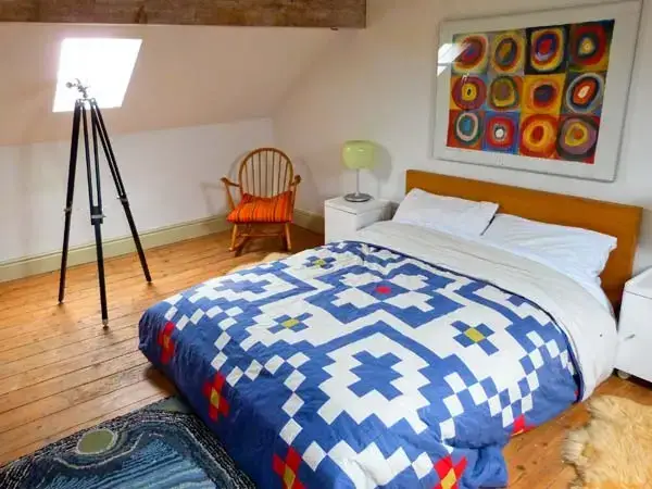 Bedroom at Raceside Farmhouse, Lake District National Park, 
