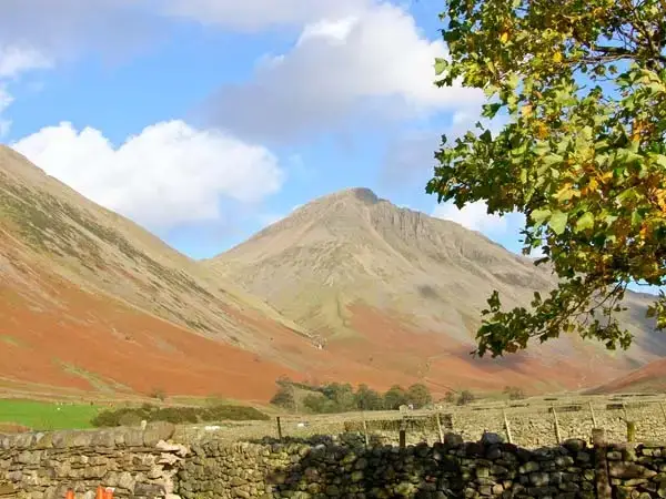 Countryside views at Raceside Farmhouse, Lake District National Park, 