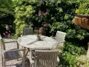 Garden furniture at Rafters, 2 bedrooms, sleeps 4, level enclosed garden, dog friendly - thumbnail photo
