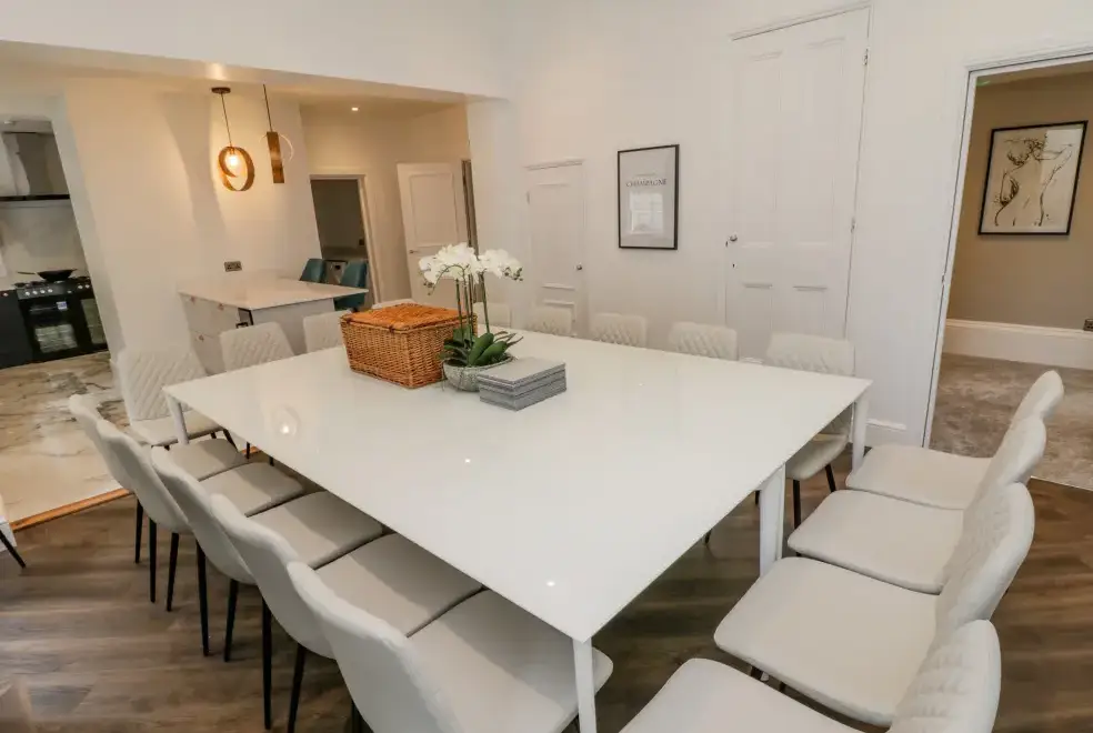 Dining room at Railway House