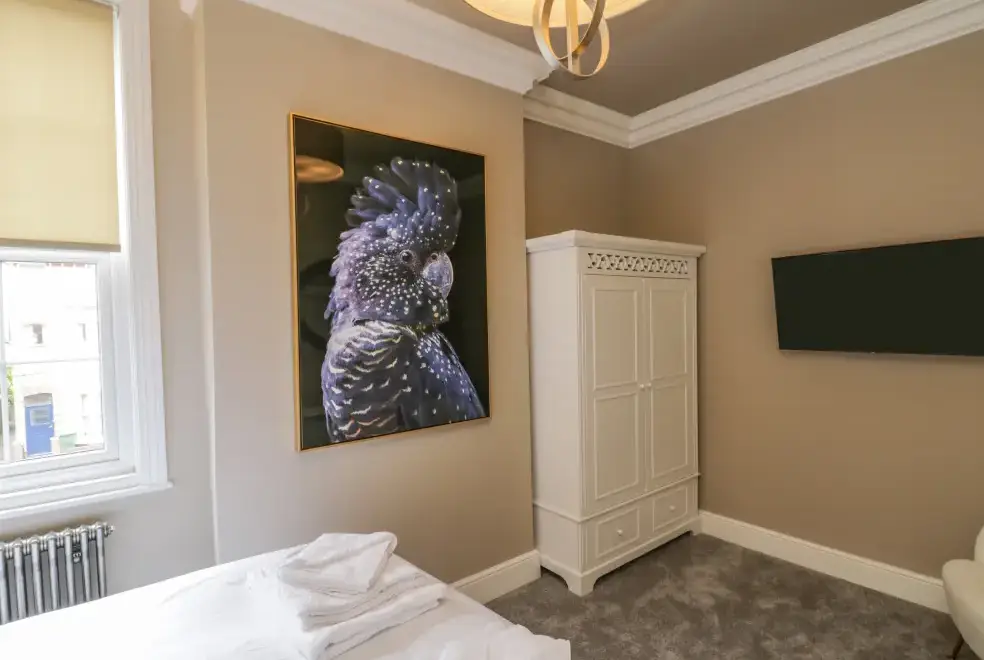 Bedroom at Railway House