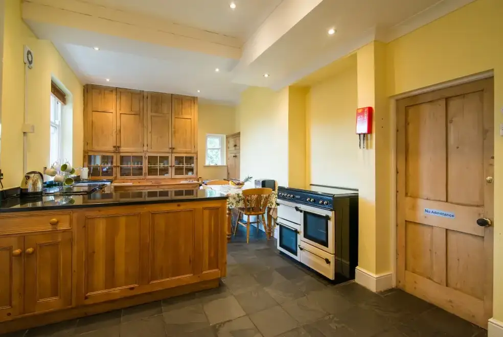 Farmhouse style kitchen at Ravensprings