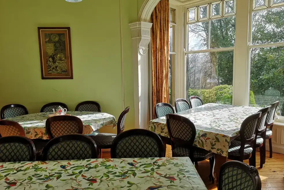 Dining room at Ravensprings