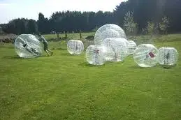 Outdoor games area at Ravensprings, West Yorkshire