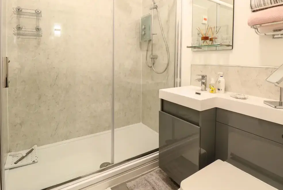 Shower room at Red Brick Retreat