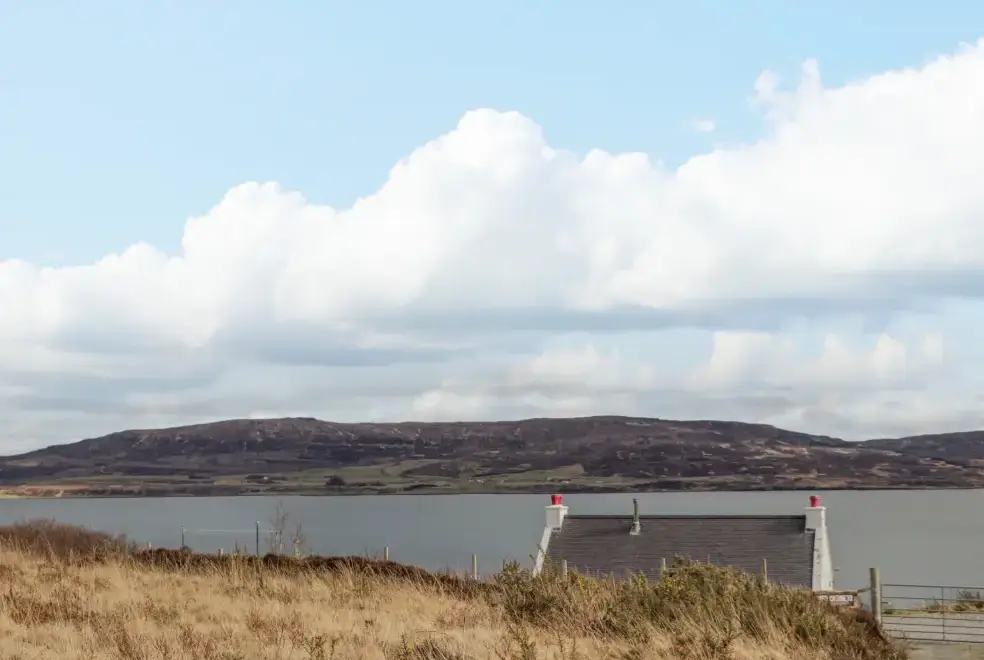 Lake view at Red Chimneys Cottage