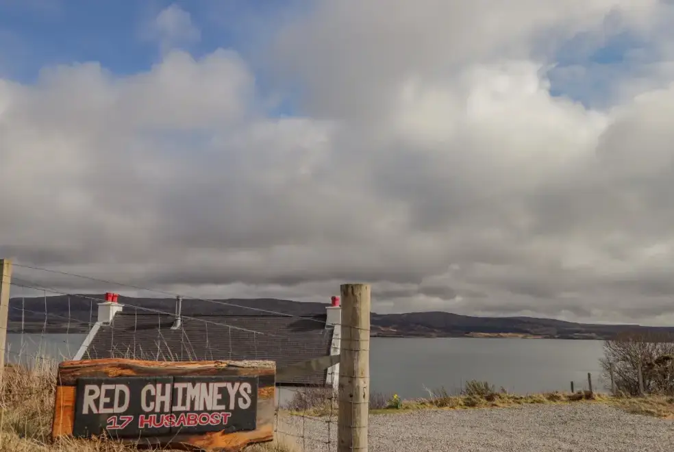 Coastal scenes near Red Chimneys Cottage