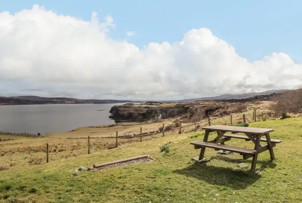 Countryside views at Red Chimneys Cottage