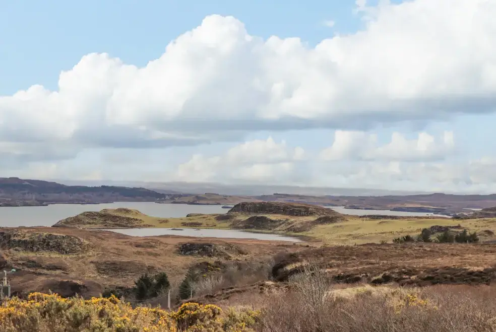 Countryside views at Red Chimneys Cottage