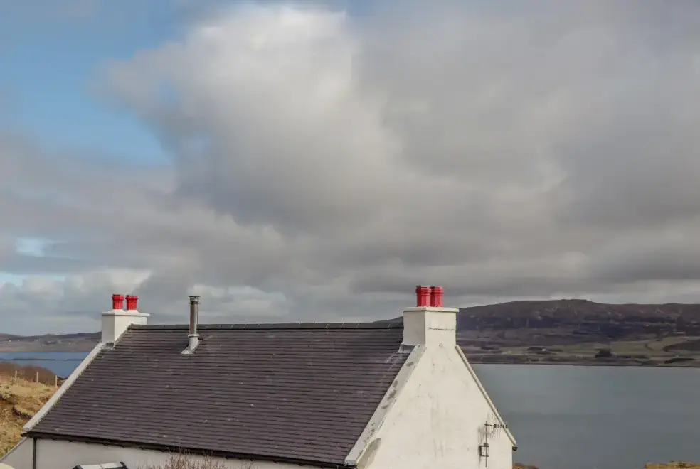 Lake view at Red Chimneys Cottage