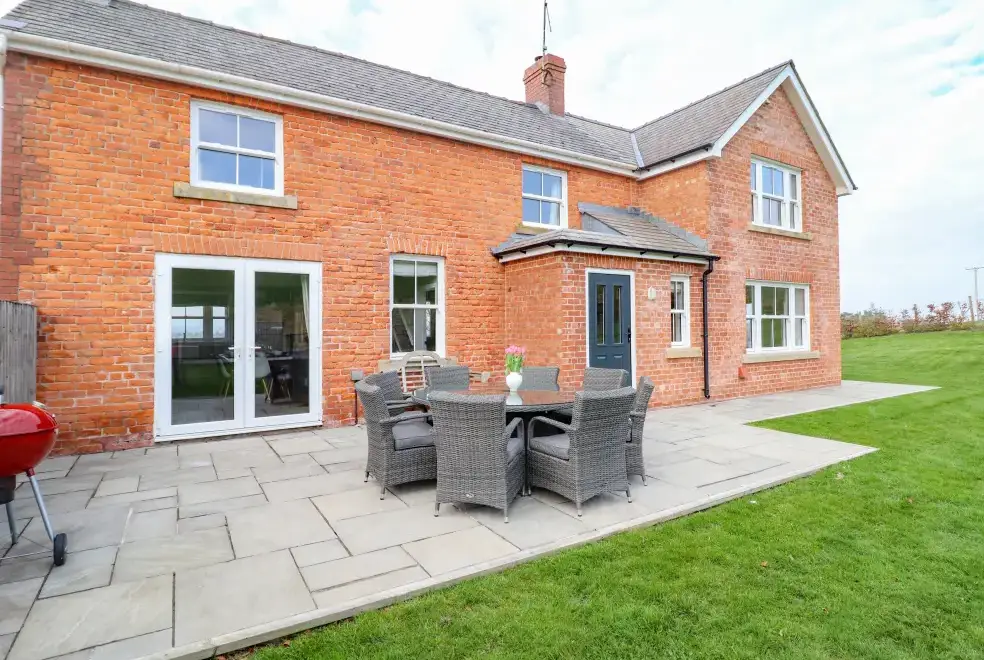Patio area at Red House Farm