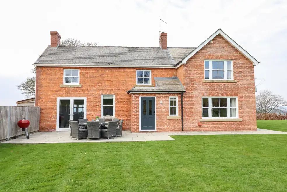 Enclosed garden at Red House Farm