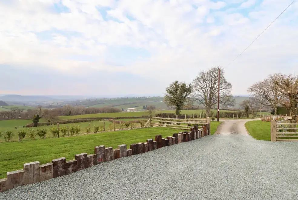 Countryside views at Red House Farm