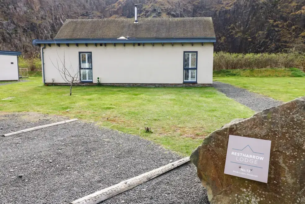 Restharrow Lodge, from the outside